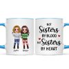 To My Bestie Christmas Standing Doll Besties In Snow Personalized Mug To My Bestie Christmas Standing Doll Besties In Snow Personalized Mug