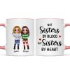 To My Bestie Christmas Standing Doll Besties In Snow Personalized Mug To My Bestie Christmas Standing Doll Besties In Snow Personalized Mug
