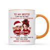 To My Bestie Sassy Girls Personalized Mug, Funny Christmas Gift For Sisters To My Bestie Sassy Girls Personalized Mug, Funny Christmas Gift For Sisters