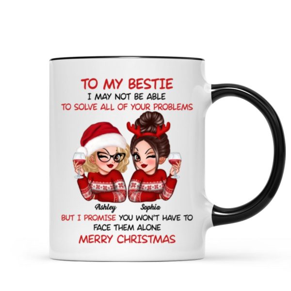 To My Bestie Sassy Girls Personalized Mug, Funny Christmas Gift For Sisters To My Bestie Sassy Girls Personalized Mug, Funny Christmas Gift For Sisters