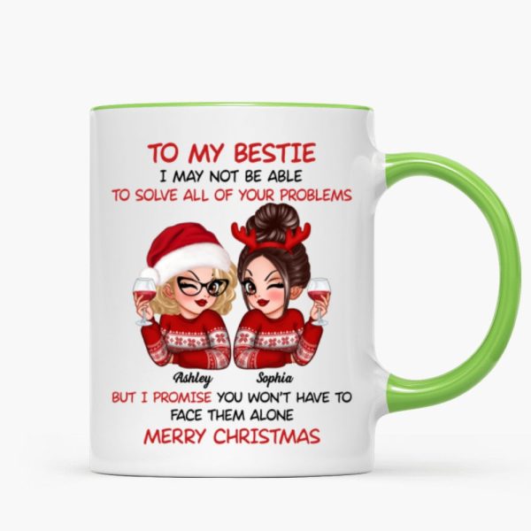 To My Bestie Sassy Girls Personalized Mug, Funny Christmas Gift For Sisters To My Bestie Sassy Girls Personalized Mug, Funny Christmas Gift For Sisters