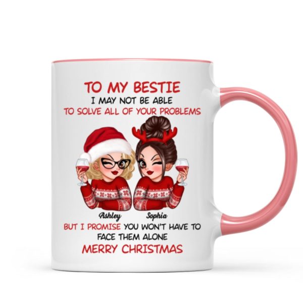 To My Bestie Sassy Girls Personalized Mug, Funny Christmas Gift For Sisters To My Bestie Sassy Girls Personalized Mug, Funny Christmas Gift For Sisters