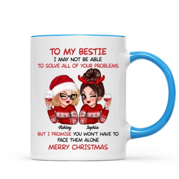 To My Bestie Sassy Girls Personalized Mug, Funny Christmas Gift For Sisters To My Bestie Sassy Girls Personalized Mug, Funny Christmas Gift For Sisters