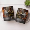 To My Brave Firefighter Your Courage Saves Lives - Personalized Custom Coffee Mug - FIF048_MG