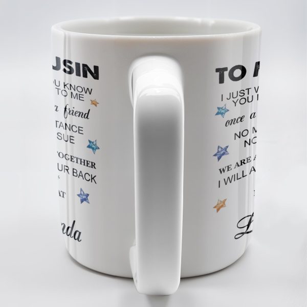 To My Cousin, You Mean So Much, Stars And Leaves - Personalized Custom Coffee Mug - FAM357_MG To My Cousin, You Mean So Much, Stars And Leaves - Personalized Custom Coffee Mug - FAM357_MG