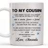 To My Cousin, You Mean So Much, Stars And Leaves - Personalized Custom Coffee Mug - FAM357_MG To My Cousin, You Mean So Much, Stars And Leaves - Personalized Custom Coffee Mug - FAM357_MG