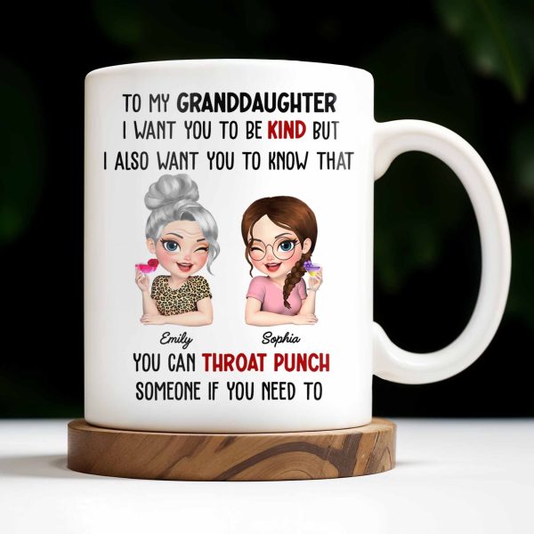 To My Daughter Be Kind But Know You Can Defend Yourself - Personalized Custom Coffee Mug - DAU240_MG To My Daughter Be Kind But Know You Can Defend Yourself - Personalized Custom Coffee Mug - DAU240_MG