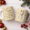 To My Daughter, Flowers and Hearts Design - Personalized Custom Coffee Mug - DAU268_MG To My Daughter, Flowers and Hearts Design - Personalized Custom Coffee Mug - DAU268_MG