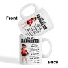 To My Daughter Granddaughter Volleyball Player You Are Braver Than You Think - Personalized Mug To My Daughter Granddaughter Volleyball Player You Are Braver Than You Think - Personalized Mug