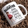 To My Daughter Granddaughter Volleyball Player You Are Braver Than You Think - Personalized Mug To My Daughter Granddaughter Volleyball Player You Are Braver Than You Think - Personalized Mug