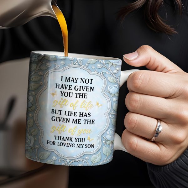 To My Daughter-In-Law, Thank You For Loving My Son - Personalized Custom Coffee Mug - DILA025_MG To My Daughter-In-Law, Thank You For Loving My Son - Personalized Custom Coffee Mug - DILA025_MG