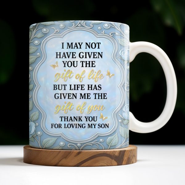 To My Daughter-In-Law, Thank You For Loving My Son - Personalized Custom Coffee Mug - DILA025_MG To My Daughter-In-Law, Thank You For Loving My Son - Personalized Custom Coffee Mug - DILA025_MG