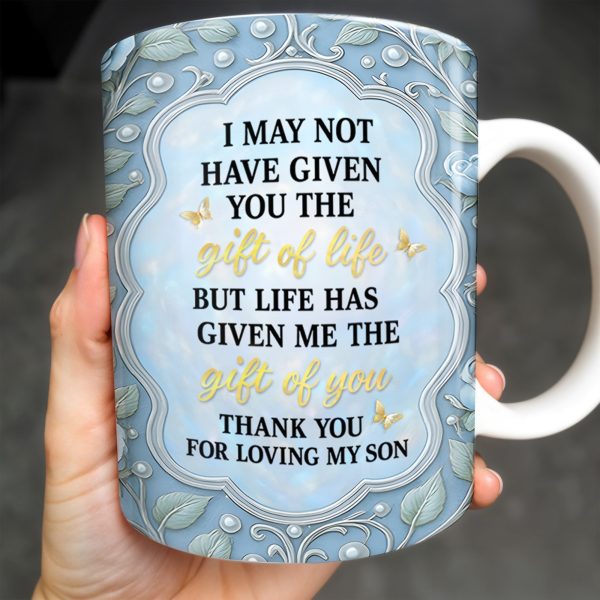 To My Daughter-In-Law, Thank You For Loving My Son - Personalized Custom Coffee Mug - DILA025_MG To My Daughter-In-Law, Thank You For Loving My Son - Personalized Custom Coffee Mug - DILA025_MG