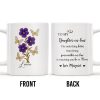 To My Daughter In Law, The Only Thing Better Than Being Your Mother-In-Law, Flowers and Butterflies - Personalized Custom Coffee Mug - DAU173_MG