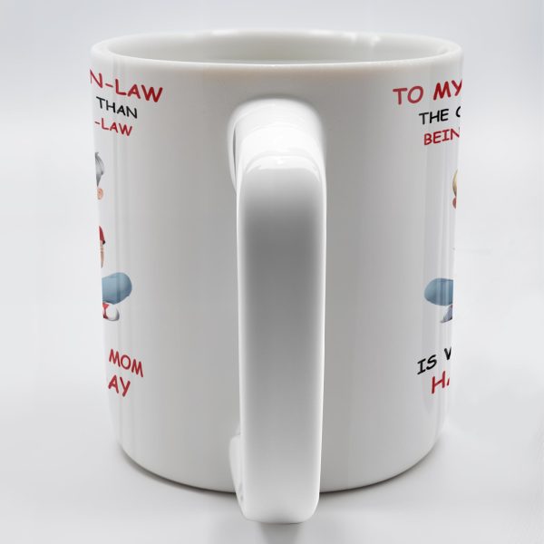 To My Daughter-In-Law The Only Thing Better Than Being Your Mother-In-Law, Mother and Daughter Characters - Personalized Custom Coffee Mug - DAU172_MG To My Daughter-In-Law The Only Thing Better Than Being Your Mother-In-Law, Mother and Daughter Characters - Personalized Custom Coffee Mug - DAU172_MG