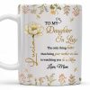 To My Daughter In Law Watching You Be A Mom With Flowers - Personalized Custom Coffee Mug - DAU193_MG To My Daughter In Law Watching You Be A Mom With Flowers - Personalized Custom Coffee Mug - DAU193_MG