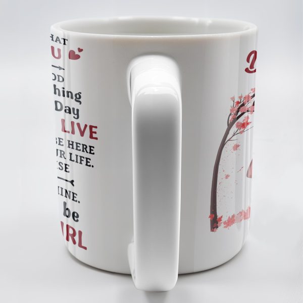 To My Daughter, Never Forget That I Love You, Mother and Daughter under Tree - Personalized Custom Coffee Mug - DAU152_MG To My Daughter, Never Forget That I Love You, Mother and Daughter under Tree - Personalized Custom Coffee Mug - DAU152_MG