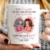 To My Daughter Personalized Ceramic Mug , Perfect Gift for Mother and Daughter, Featuring a Fun Design with Winking Characters To My Daughter Personalized Ceramic Mug , Perfect Gift for Mother and Daughter, Featuring a Fun Design with Winking Characters