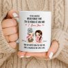 To My Daughter, Proud Of You, Always My Little Girl - Personalized Custom Coffee Mug - DAU247_MG