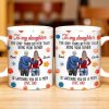 To My Daughter, The Only Thing Better Than Being Your Father, Father And Daughter, Flowers - Personalized Custom Coffee Mug - DAU175_MG