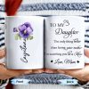 To My Daughter Watching You Be A Mom Pansy Flower Mug - Personalized Custom Coffee Mug - DAU079_MG To My Daughter Watching You Be A Mom Pansy Flower Mug - Personalized Custom Coffee Mug - DAU079_MG