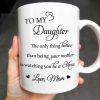 To My Daughter Watching You Be A Mom Pansy Flower Mug - Personalized Custom Coffee Mug - DAU079_MG To My Daughter Watching You Be A Mom Pansy Flower Mug - Personalized Custom Coffee Mug - DAU079_MG