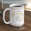 To My Daughter Watching You Be a Mom Personalized Floral Mug Touching Mother's Day Gift from Mom to Daughter