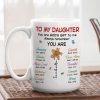 To My Daughter You Are God's Gift Ceramic Mug, Personalized Name Coffee Mug, Faith Inspired Daily Reminder Gift