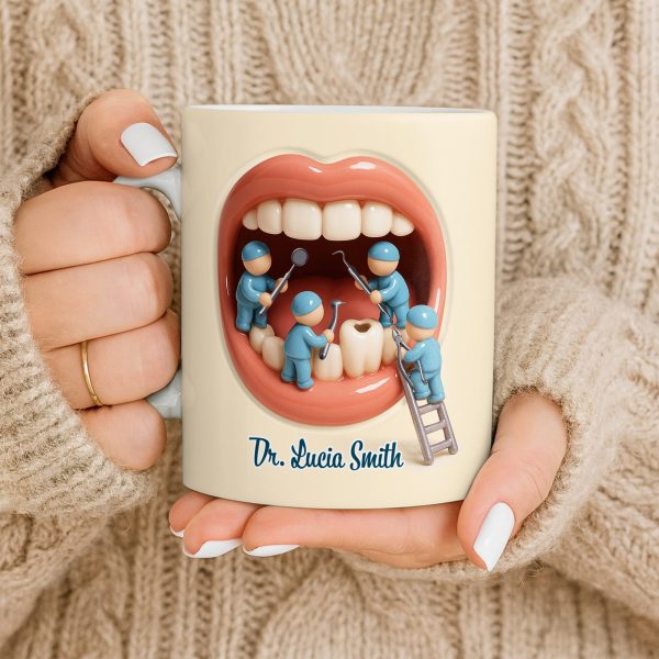To My Favorite Dentist, A Smile Better Than Any - Personalized Custom Coffee Mug - DOC069_MG To My Favorite Dentist, A Smile Better Than Any - Personalized Custom Coffee Mug - DOC069_MG