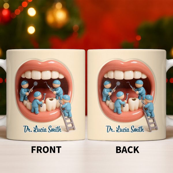 To My Favorite Dentist, A Smile Better Than Any - Personalized Custom Coffee Mug - DOC069_MG To My Favorite Dentist, A Smile Better Than Any - Personalized Custom Coffee Mug - DOC069_MG