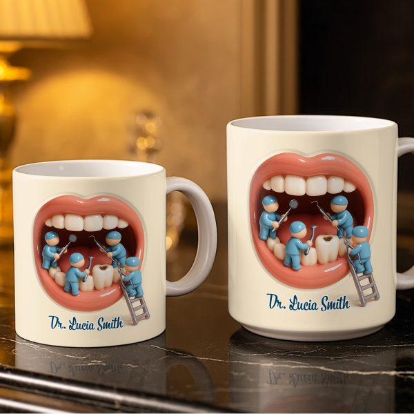 To My Favorite Dentist, A Smile Better Than Any - Personalized Custom Coffee Mug - DOC069_MG To My Favorite Dentist, A Smile Better Than Any - Personalized Custom Coffee Mug - DOC069_MG