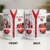 To My Favorite Doctor Highlighting Medical Tools and Heartbeat - Personalized Custom Coffee Mug - DOC085_MG