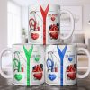 To My Favorite Doctor Highlighting Medical Tools and Heartbeat - Personalized Custom Coffee Mug - DOC085_MG