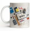 To My Favorite Teacher Stationery and Apple Design - Personalized Custom Coffee Mug - TEACH067_MG To My Favorite Teacher Stationery and Apple Design - Personalized Custom Coffee Mug - TEACH067_MG