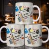 To My Favorite Teacher Stationery and Apple Design - Personalized Custom Coffee Mug - TEACH067_MG To My Favorite Teacher Stationery and Apple Design - Personalized Custom Coffee Mug - TEACH067_MG