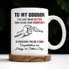 To My Godson, The Only Thing Better Than Being Your Godfather, Fist Bump - Personalized Custom Coffee Mug - SON043_MG To My Godson, The Only Thing Better Than Being Your Godfather, Fist Bump - Personalized Custom Coffee Mug - SON043_MG