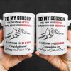 To My Godson, The Only Thing Better Than Being Your Godfather, Fist Bump - Personalized Custom Coffee Mug - SON043_MG To My Godson, The Only Thing Better Than Being Your Godfather, Fist Bump - Personalized Custom Coffee Mug - SON043_MG