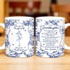 To My Granddaughter, Never Forget How Much I Love You, Flowers And Decorative Borders - Personalized Custom Coffee Mug - GDT296_MG To My Granddaughter, Never Forget How Much I Love You, Flowers And Decorative Borders - Personalized Custom Coffee Mug - GDT296_MG