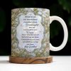 To My Granddaughter, Remember Your Strength And Love - Personalized Custom Coffee Mug - GDT378_MG