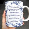 To My Granddaughter, You Are One Of My Greatest Joys, Floral Pattern - Personalized Custom Coffee Mug - GDT298_MG