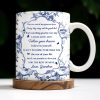 To My Granddaughter, You Are One Of My Greatest Joys, Floral Pattern - Personalized Custom Coffee Mug - GDT298_MG