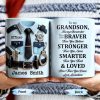 To My Grandson, Always Remember You Are Braver Than You Believe - Personalized Custom Coffee Mug - OFC022_MG To My Grandson, Always Remember You Are Braver Than You Believe - Personalized Custom Coffee Mug - OFC022_MG