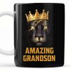 To My Grandson Never Forget That I Love You, Be Awesome, Text - Personalized Custom Coffee Mug - GSN055_MG To My Grandson Never Forget That I Love You, Be Awesome, Text - Personalized Custom Coffee Mug - GSN055_MG