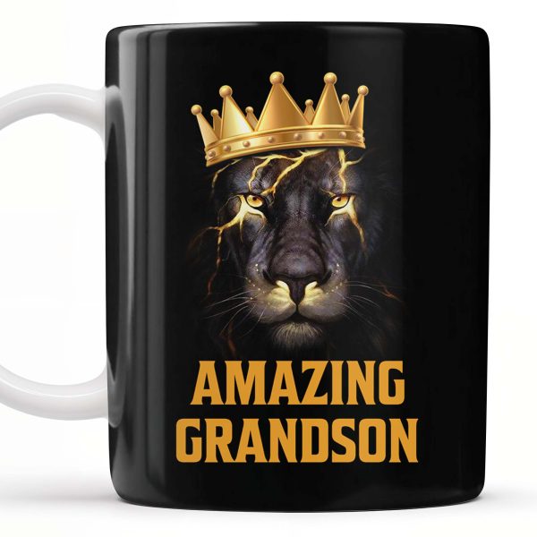 To My Grandson Never Forget That I Love You, Be Awesome, Text - Personalized Custom Coffee Mug - GSN055_MG To My Grandson Never Forget That I Love You, Be Awesome, Text - Personalized Custom Coffee Mug - GSN055_MG