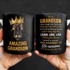 To My Grandson Never Forget That I Love You, Be Awesome, Text - Personalized Custom Coffee Mug - GSN055_MG To My Grandson Never Forget That I Love You, Be Awesome, Text - Personalized Custom Coffee Mug - GSN055_MG