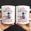 To My Grandson, The Only Thing Better Than Being Your Grandma, Family and Cityscape - Personalized Custom Coffee Mug - GSN057_MG