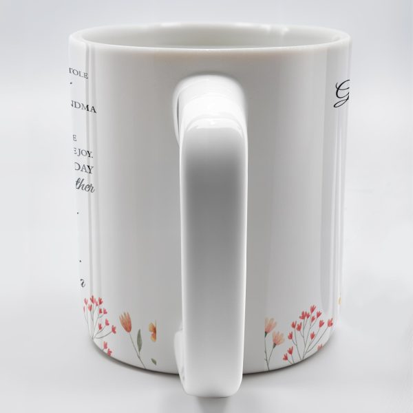 To My Great Granddaughter, Once Upon A Time, Flowers and Hearts - Personalized Custom Coffee Mug - GDT243_MG To My Great Granddaughter, Once Upon A Time, Flowers and Hearts - Personalized Custom Coffee Mug - GDT243_MG