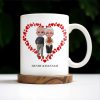 To My Husband Forever Love Message With Hearts And Couple - Personalized Custom Coffee Mug - CPL262_MG To My Husband Forever Love Message With Hearts And Couple - Personalized Custom Coffee Mug - CPL262_MG