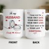 To My Husband, Hearts and Rings Design - Personalized Custom Coffee Mug - CPL1366_MG To My Husband, Hearts and Rings Design - Personalized Custom Coffee Mug - CPL1366_MG