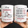 To My Husband, Hearts and Rings Design - Personalized Custom Coffee Mug - CPL1366_MG To My Husband, Hearts and Rings Design - Personalized Custom Coffee Mug - CPL1366_MG